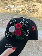  3 كابات مطرزه ) hand embroidered cap