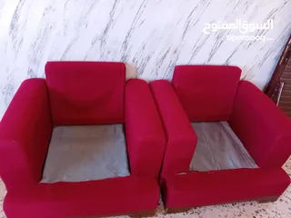  6 طقم كنب نضيف 9مقاعد