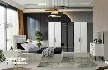  23 غرف نوم خشب لاتيه 18 مل بالكامل ملبس ميلامين