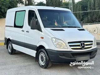  3 باص مرسيدس سبرنتر فان موديل 2011 شصي قصير بحاله ممتازه لون ابيض مميز مش بحاجه لأي نوم من الصيانه