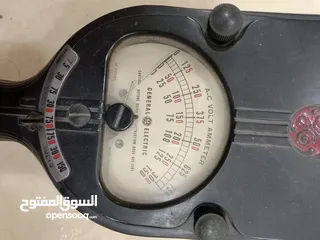  6 ساعة فحص كهرباء فولت امبير نوع جنرال اليكتريك امريكي اصلي