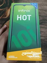  5 انفنكس هوت 10i البيع وياه شاحنه وكاروتونه ولمسه حلو اذكرتاه 64  بطاريه 6000 واط وباقي الفاصيل خاص