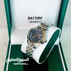  8 ساعة رجالية ونسائية من ماركات عالمية مختلفة  Rolex // Tissot // kalvin klein // cartier //  cucci