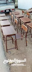  15 مقاعد طلاب مدارس ومراكز حديد ثقيل مقاعد وخشب جديد قص ليزر شي مميز