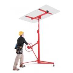  1 رافعة جبصين قوية بارتفاع يصل حتى 4.70م  الجودة العالية وزن 46 كيلوغرام مثالية لتركيب الأسقف الجبسية