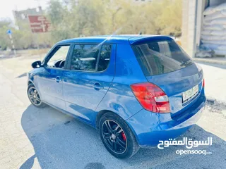  4 سكودا فابيا 1200 تيربو موديل 2014