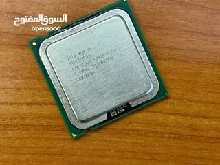  2 مروحة معالج كمبيوتر lga775 + معالج Pentium 4 630 CPU