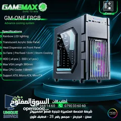  1 كيس جيمنغ فارغ احترافي جيماكس تجميعة  Gamemax Gaming GM-ONE FRGB