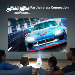  6 بروجكتر وجهاز عرض ألعاب ULTRA PRO جهاز محمول يجمع بين وحدة تحكم ألعاب و جهاز عرض،