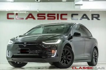  1 Tesla Model X Standard Range  2019   السيارة بحالة ممتازة جدا و قطعت مسافة 51,000 كيلو متر فقط