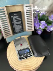  5 ميزان جيب رقمي سعة 500g قابلية قراءة 0.01 غرام نظام استشعار عالي الدقة شاشة LCD بإضاءة خلفية