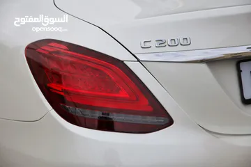  7 Mercedes C200 2019 وارد وصيانة الوكاله