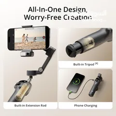  6 DJI Osmo Mobile 7P Gimbal Stabilizer مانع اهتزاز للموبايل من شركة دي جي ايOsmo Mobile 7P