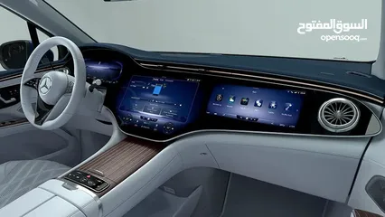  23 للبيع  مرسيدس MERCEDES EQS 580 SUV 4MATIC  موديل 2023  كهربائية بالكامل  7 مقاعد  فل كامل