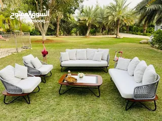  30 تجهيزات خارجيه لقعدات الصيف  اطقم جلسات  طاولات وكراسي  مراجيح  كراسي مسبح