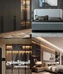  8 خزائن حائط تفصيل يبداء سعر المتر المربع من 45دينار