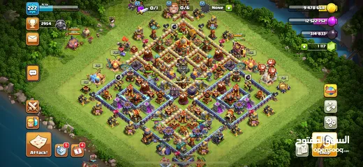  1 TH16 Clash of Clans Maxed Account  All Skins + Max Equipment