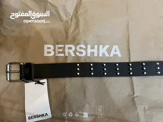  1 Bershka Black Studded Belt – Like New 34’