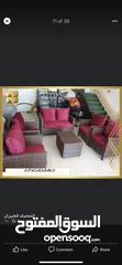  24 أطقم رتان وكراسي مطاعم