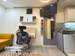  5 استديو للبيع مقابل جامعة اليرموك مميز تشطيب فاخر ايجاره السنوي 2000 دينار قابل للزيادة تشطيب جديد