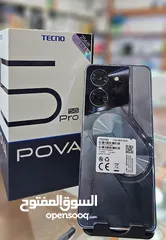  1 مشغل فقط pova 5 pro 5G رام 16 جيجا 256 أغراضة والكرتونه الأصلية مكفول متوفر توصيل