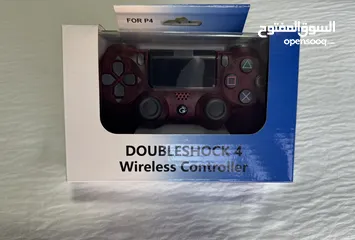  9 أيادي بلايستيشن 4 copy نخب اول مع شاحن وجوي ستيك وبألوان متعددة وشكل شفاف جذاب
