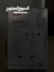  2 مصباح سيلفي دائري (selfie ring light tripod)