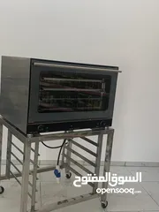  1 فرن كهربائي جديد  full turbo