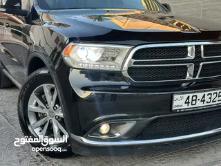  4 DODGE DURANGO 2014 ( HEMI) Limited وارد الوكالة  فحص كامل قاطع مسافة 100 الف كم بحال  الوكالة