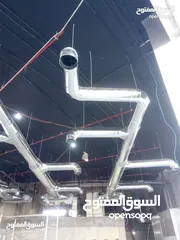  2 تجهيزات مطاعم ، دكت ، هودات ، مداخن ، جميع اعمال الستانلس  ، طاولات ورفوف ستانلس غذائي بجودة عالية