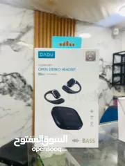  1 سماعه Dadu ماركه مايك قابل للعزل وواضح صوت نقي جدا ويوجد للسماعه تمديده لكي تتثبت بلاذن ولا توقع