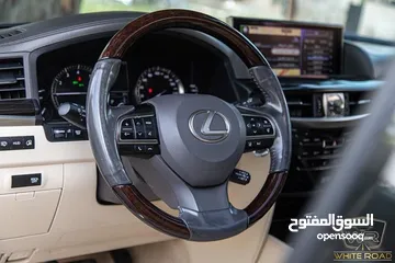  5 Lexus LX 570s 2016 sport plus  فل كامل فحص كامل من داخل بيج