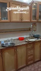  7 غرفة مطبخ المنيوم وخشب زان اصلي لون مميز وخزائن وأبواب المنيوم وخشب زان للبيع في نابلس
