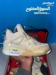  4 Air Jordan 4s Off white [with box]