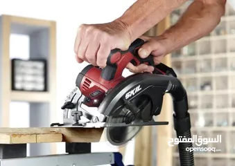  7 منشار دائري لاسلكي 20 فولت لقطع الخشب 6.5 بوصة (165 مم) skil