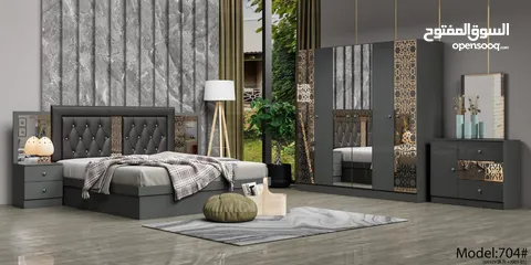  7 CHINA BEDROOM SET 7 PCS WITH MATTRESSS WITH FITTING L/غرف نوم مع دوشج مع ترکيب
