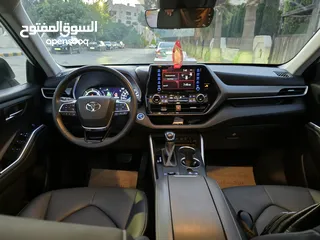  14 تويوتا هايلاندر 2020 هايبرد فحص كامل XLE فل كامل مع فتحه جمرك جديد بحالة الوكاله بسعر مغري