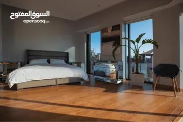  6 شقة فاخرة مفروشة للايجار 3 دوبلكس نوم في العبدلي