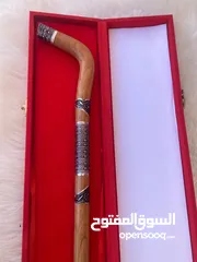  2 عصي بفضة عمانية اصلية مع بكس فاخر من الاخر