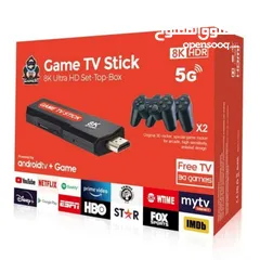  4 تحويل شاشتك لأندرويد  قطعة ستيك HD العاب + TV BOX
