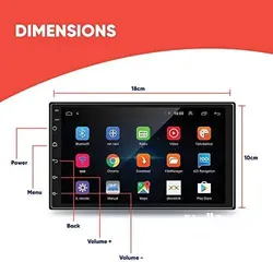  4 شاشة الاندرويد للسيارة حجم 9 انش android system big screen hd1080p مشغل الوسائط المتعددة .
