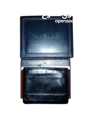  2 محفظة تومي هيلفيغير Tommy Hilfiger جلد اصلي طبيعي 100%.