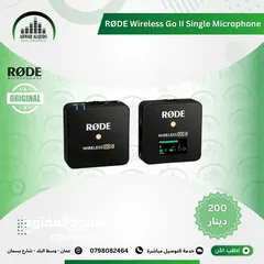  2 Rode Wireless GO II Single Channel Wireless Microphone