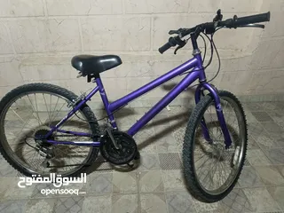  9 دراجه هوائيه ماركة Huffy العالمية 24 انش جبلي غيارات شغالة تمام بسعر مغري