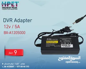  1 محول اصلي DVR Adapter  12v / 5A  BX-A1205000