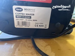  6 ماكينه صنع القهوه العميد امريكي بولد برو جديده 800 واط لون اسود   ، COFFE MAKER