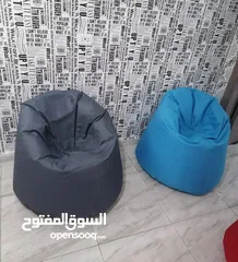  18 بفات بين باق bean bag قماش ووتر بروف يتحمل العوامل الخارجية. متوفر خدمة التوصيل لجميع المحافظات