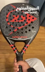  5 Padel racket for sale like new Areo star pro with one head pro ball