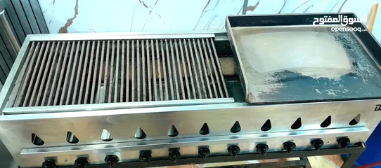  3 جريل غاز بلاطه و شوي برجر البيع نظيف جدا