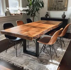  15 اثاث فاخر بالخشب الطبيعي